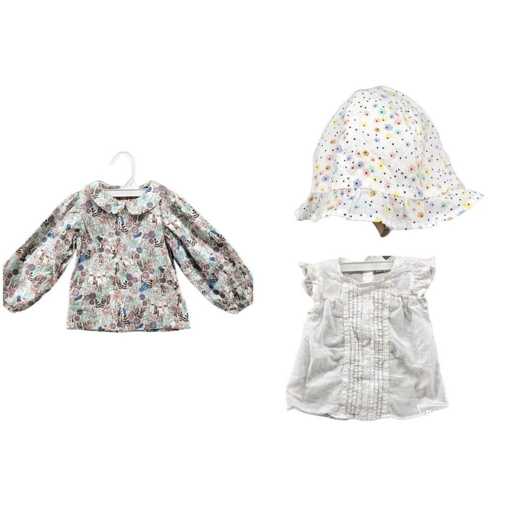 Girls‎ 2T Spring Summer Tops BUNDLE Sunhat Little White Company Peter Rabbit